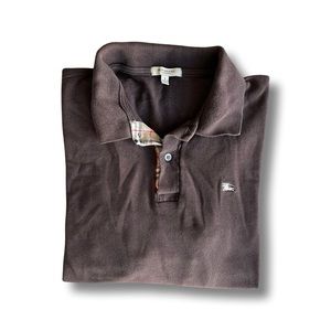 Authentic Burberry Polo Collar Shirt